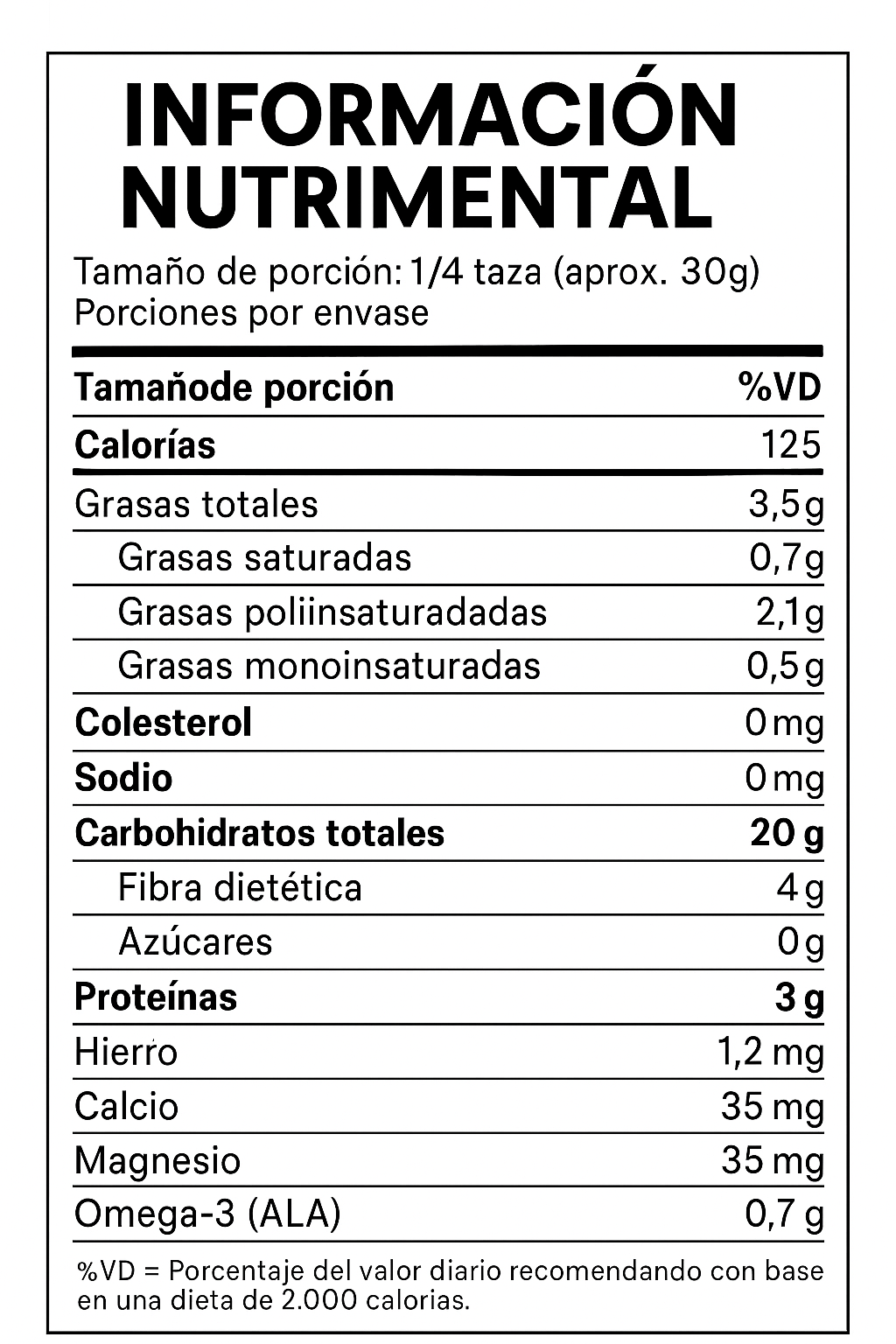 Harina de Maiz Precocida+ Semillas NutreeBlend 925