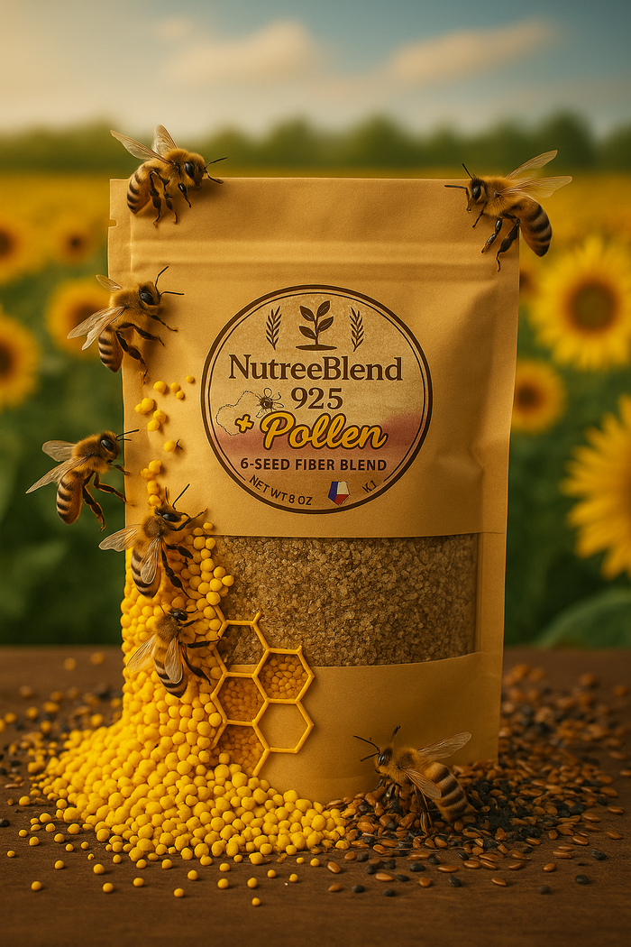 Mezcla de Semillas NutreeBlend 925 + Pollen Premium – 8 oz