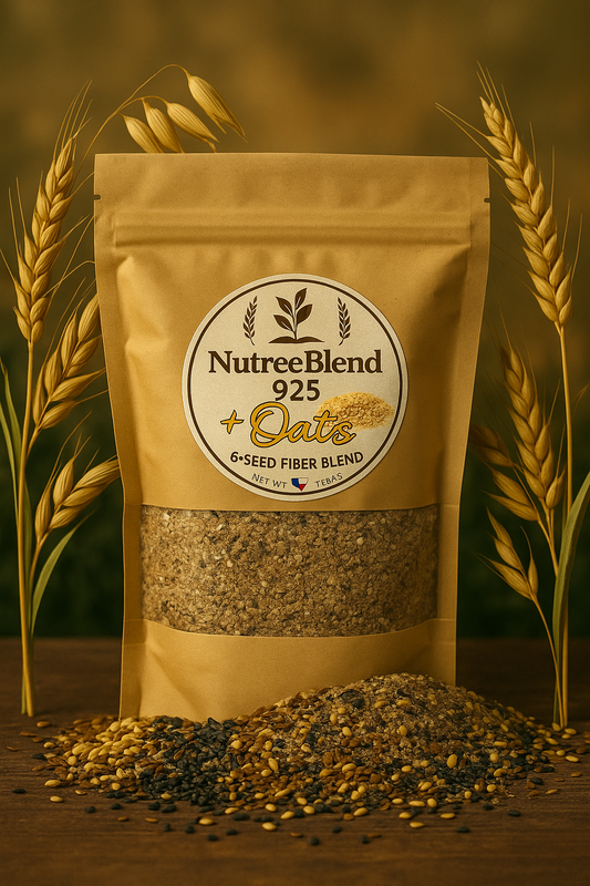 Mezcla de semillas y Avena NUTREEBLEND 925 +OATS – 8 oz – Molienda rústica